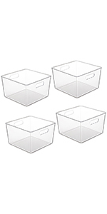 Bộ 7 Ngăn Chia Ngăn Kéo Trong Suốt Khay Sắp Xếp Đồ Trang Điểm Bằng Nhựa Acrylic Trong Suốt 4 Cỡ Hộp Đựng - Product Image 4