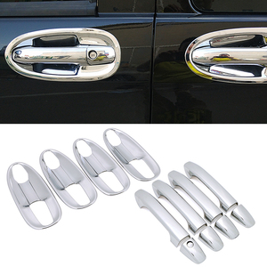 Cubierta Protectora Plateada Brillante para Manija de Puerta de Coche para <span class=keywords><strong>Mercedes</strong></span> <span class=keywords><strong>Benz</strong></span> <span class=keywords><strong>Vito</strong></span> V220 Clase V Metris W447 2017 2018 2019 2020 2021 2022 - Product Image 4