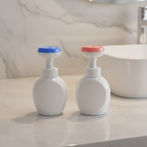 Flacon <span class=keywords><strong>pompe</strong></span> moussant en PET de 300 ml/500 ml en forme de fleur pour distributeur de cosmétiques - Product Image 3