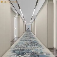 Tapis mural en nylon écologique personnalisé professionnel pour les couloirs de l'hôtel Salle de bal Chambre d'hôtel 5 étoiles Technique tissée