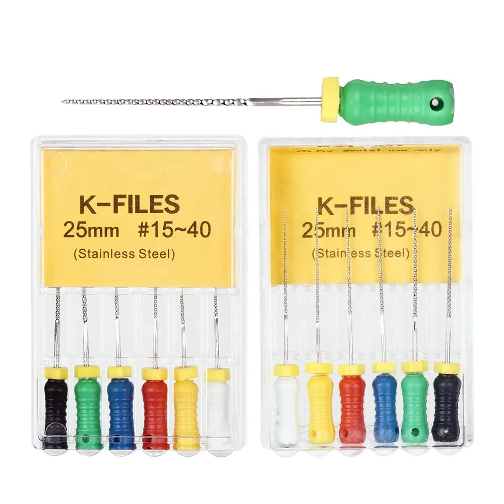 Wholesale Price 21mm/25mm Endo Rotary Files Hand Use Dental K-file