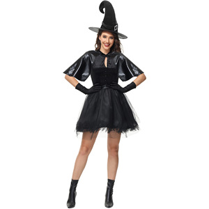 S-l <span class=keywords><strong>Dark</strong></span> Party Cape Disfraz de bruja Halloween <span class=keywords><strong>Evil</strong></span> Uniforme - Product Image 1