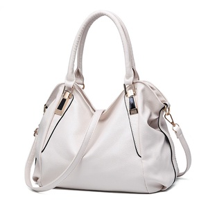 Women's PU Soft <b>Tote</b> <b>Bag</b> Simple Middle-aged Large Capacity Crossbody Bucket <b>Bag</b> Zipper Closure RTS Bulk Mixed Order - Product Image 2
