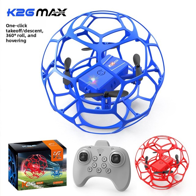K26 Football Drone Flying Ball Soccer RC Quadcopter Mini Crash Resistant Kids Toy Teen Competition US Delivery in 7 Days