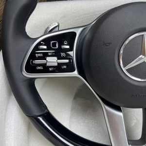 Adecuado para la actualización del volante del <span class=keywords><strong>Mercedes</strong></span>-<span class=keywords><strong>Benz</strong></span> Clase S W221 y la actualización de la moldura de madera W222, S320, S350, S300 y S400. - Product Image 4