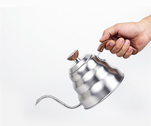 หม้อต้มกาแฟแบบหยดพกพาพร้อมที่จับไม้สไตล์อาหรับ - Product Image 6