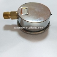 Glycérine Acier Inoxydable 2-1/2 "Cadran 1/4" NPT 0/20bar 300psi Manomètre