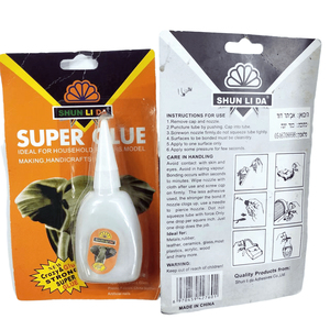 Colle multi-usages <span class=keywords><strong>SHUN</strong></span> <span class=keywords><strong>LI</strong></span> DA SUPER GLUE 502, colle à séchage rapide, adhésif cyanoacrylate - Product Image 1