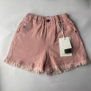 <span class=keywords><strong>Pantaloncini</strong></span> Casual alla Moda per Bambine, in Morbido Cotone Elasticizzato, Comodi con Vita Elastica per Uso Quotidiano - Product Image 4