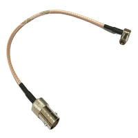 Câble de raccordement BNC femelle vers MS-147(06) RG316, longueur 20 cm, pour extension de câble pigtail BNC femelle