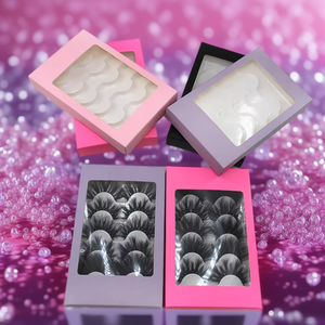 JIUYAN Crea Tu Propia Marca de Pestañas, Proveedor Mayorista de Pestañas <span class=keywords><strong>3D</strong></span> de Mink Sintético Hechas a Mano, Caja Personalizada con Tu Propio Logotipo - Product Image 1