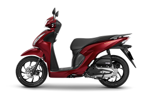 Moto automatique rouge premium 110cc, scooter urbain léger à essence, moteur refroidi par air, économique en carburant - Product Image 3