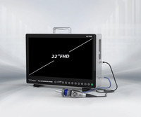 Caméra endoscopique portable électrique HD IKEDA YKD-9122 avec écran 22 pouces, construction métal-plastique, pour ORL/laparoscopie/hystéroscopie/urologie