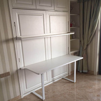 Quincaillerie murale invisible pour lit escamotable électrique double couche multifonctionnelle avec panneau de bois Accessoire