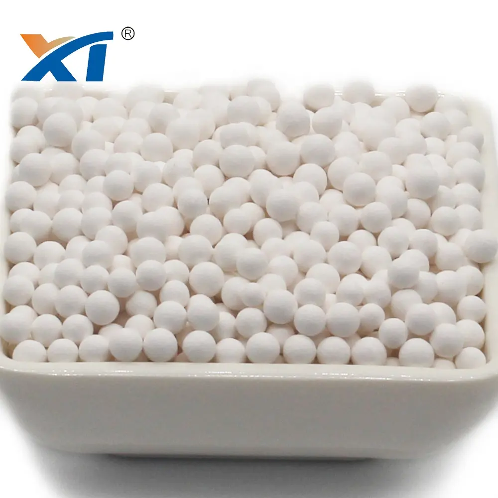 Hoge Sterkte Geactiveerde Alumina Bal Droogmiddel Geactiveerde Alumina Voor Drogen Perslucht En Andere Gas En Vloeistof Streams