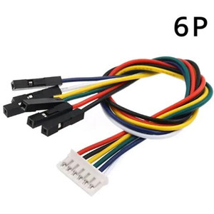 PH2.0 - 2.54 Dupont 1p Terminal Kablosu Ph2.0mm 2 3 4 5 6 Pin - 2.54mm Dupont Başlıklı Elektronik Kablo Konnektör Hattı 20cm - Product Image 6