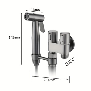 Черный ручной распылитель для биде - Product Image 5