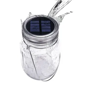Appeso Vaso di Muratore Luci Della Stringa di 20 LED Fata Impermeabile Firefly Jar Coperchi Luci Della Stringa Appeso Lanterne Solari per Arredamento Da Giardino
