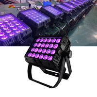 2 projecteurs LED étanches IP65 pour événements scéniques, 24x15W, lumière de ville couleur RGBWA UV 6-en-1, projecteur mural LED, projecteur d'inondation LED