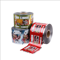 Rollo de Embalaje Flexible con Logotipo Personalizado, Película de Aluminio, PVC, OPP, PET, PE, Plástico Laminado para Alimentos, Chocolate, Bocadillos, Galletas, Gelatina