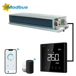 Wifi风机盘管单元Modbus恒温器RS485通信HAVC恒温器控制器空调用于冷却或加热