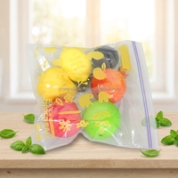 Sacs Ziplock biodégradables Wanda en PE avec soufflet latéral, emballage vertical jetable thermoscellable imprimé en héliogravure