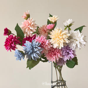 Bunga Dahlia Artifisial Berkualitas H-590 untuk Pernikahan, Natal, Tahun Baru, Paskah, Hari Ibu, Pesta, Acara, dan Dekorasi Rumah - Product Image 2