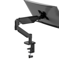 Bras de moniteur à ressort à gaz réglable en hauteur à rotation complète pour écran d'ordinateur Support de bureau robuste