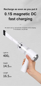 Balayeuse de table à main rechargeable QD004 6000PA 3.7V Mini <span class=keywords><strong>aspirateur</strong></span> de voiture <span class=keywords><strong>Aspirateur</strong></span> automatique à main sans fil - Product Image 6