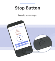 Buzzer de restaurant sans fil 315 MHz 433 MHz avec portée de 500 m, capacité de 999 bipeurs, certifié CE ROHS IP65