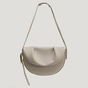 Bolso de piel de vaca suave con asa para el hombro, un bolso cruzado retro y sencillo de gran capacidad para mujer - Product Image 3