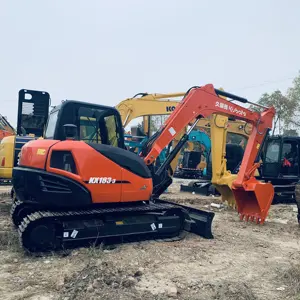High Quality Cheap Price Secondhand 8T Mini Digger Japan KUBOTA KX183-3 Used Hydraulic Crawler Excavator For Sale