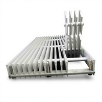 Grille de ventilation carrée industrielle moderne en aluminium polarisé positivement, à montage au plafond, pour système CVC d'entrepôt