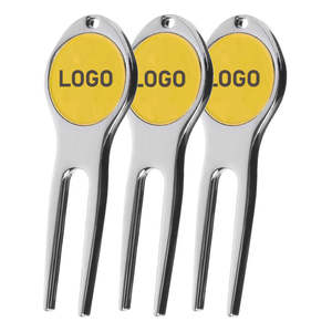 Outil de réparation de divots de golf magnétique personnalisé avec ouvre-bouteille et marqueur de balle, conception OEM - Product Image 5