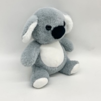 Peluche Koala Personnalisée, Adorable Animal en Peluche Gris avec Logo Brodé, Cadeau Personnalisé pour Bébé, OEM ODM