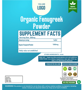 Poudre d'extrait de fenugrec de qualité alimentaire naturel 100% de haute qualité organique direct d'Inde sauvage cultivé - Product Image 2