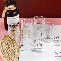 Verres cordiaux Verres à liqueur 1.7oz/50ml avec tige Tequila Verres à sherry