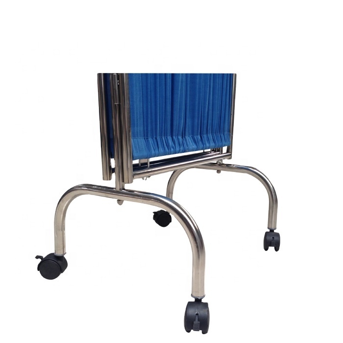 Medical Curtain Screen Hospital Bed Curtain 3 Or 4 Parts Folding Medical Screen With Castors