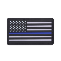 Badge d'étiquette en caoutchouc 3d silicone pvc souple logo de pompier patch personnalisé pour vêtements chapeau