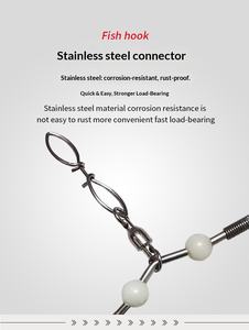 Support <span class=keywords><strong>de</strong></span> pêche en <span class=keywords><strong>mer</strong></span> profonde pour canne à pêche Scimitar, à bras unique, en <span class=keywords><strong>acier</strong></span> inoxydable, avec mousqueton pivotant, jaune, rouge, pour gros objets - Product Image 5