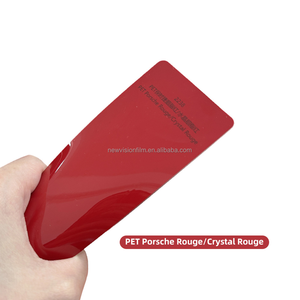 Prix usine brillant voiture Wrap véhicule décoration rouleau <span class=keywords><strong>Film</strong></span> 1.52*18M sans bulle d'air rouge Auto autocollant vinyle voiture Wrap - Product Image 2