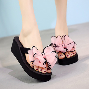 Pabrik grosir sandal jepit bunga pantai musim panas wanita - Product Image 1