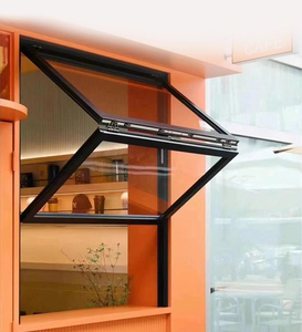 סגנון מודרני מסגרת חלון סגסוגת אלומיניום מתקפל חלונות מסחרי קיפול חלונות בסגנון ספרותי - Product Image 2