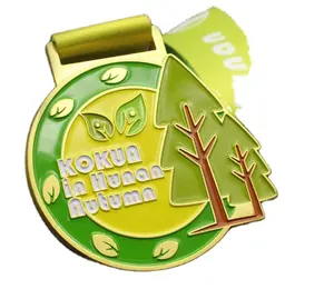 Hersteller Günstiges Design Benutzer definiertes Logo Gold Zink legierung Metall 2D 3D Running Race Marathon Finisher Sport medaillen Mit Band