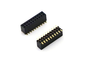 Conector Hembra DIN de Paso de 1.27mm, Doble Fila, Carcasa de Nylon SMT, PCB H4.3mm, 2*2P-2*50P - Product Image 5