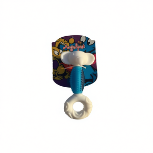 Giocattolo masticabile a forma di testa di elefante per animali domestici, in plastica con gomma al centro - Product Image 1