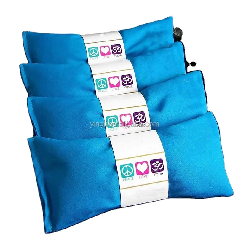 E567 Yoga Lavender Eye Pillow Turquoise Hot Cold Therapy Yoga Eye Pillow