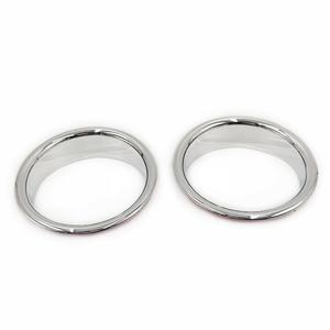 Couvercle de lampe antibrouillard chromé pour <span class=keywords><strong>HUMMER</strong></span> <span class=keywords><strong>H2</strong></span> 2003-2009 garniture chromée de voiture, gril de course, phare antibrouillard, accessoires de lunette - Product Image 1