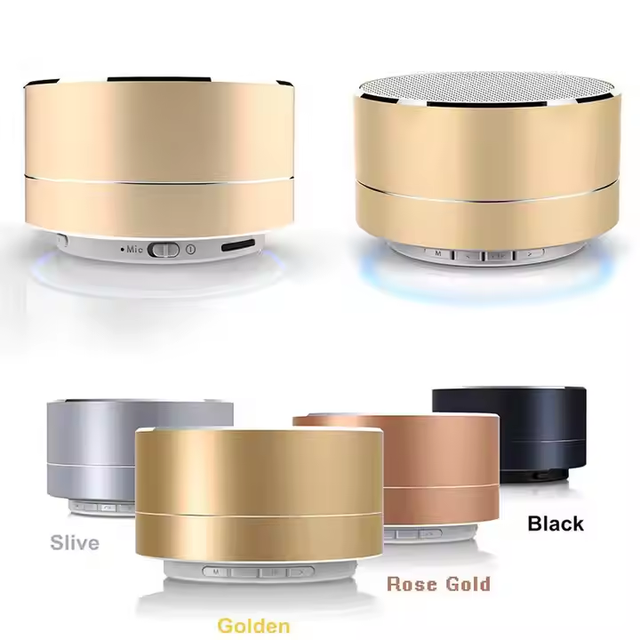 Best Metal Portable Wireless Blue Tooth Speaker A10 With Mic TF Card FM Radio AUX for Mobile Phone