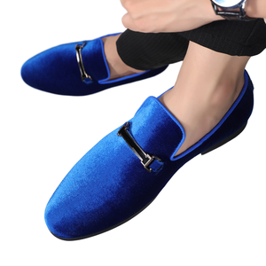 Sh10193a-9906 Zapatos Oxford Formales de Diseño Clásico para Hombre, con Punta en Pico, Color Sólido Rojo y Azul, para Oficina, Carrera, Invierno - Product Image 1
